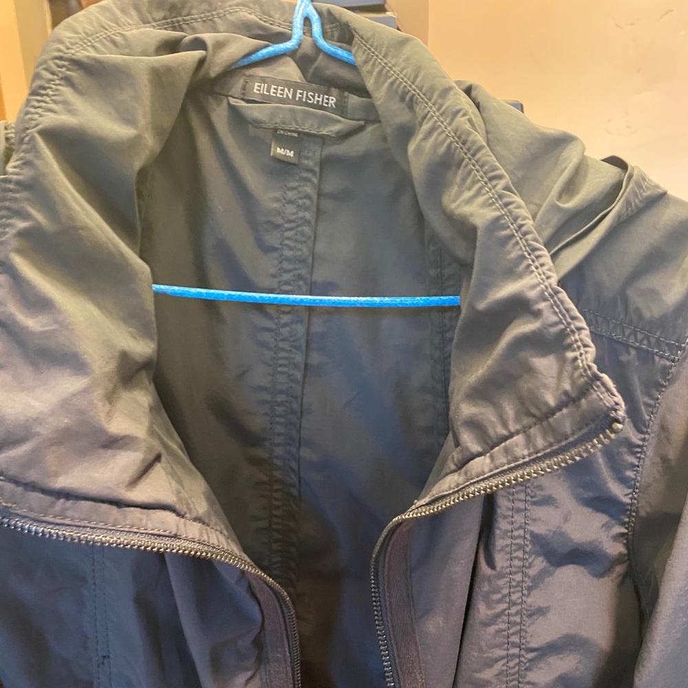 Eileen Fisher 3/4 rain coat
